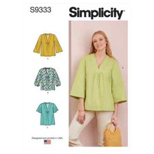 Simplicity Schnittmuster 9333.U5  Bluse Gr. 42 - 50