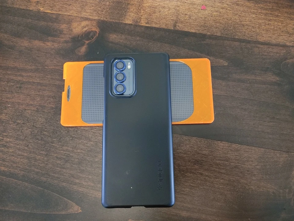 Protector/estuche de pantalla frontal LG Wing 5G - Frospector 5.5 (NARANJA)  Foto 4 de 4