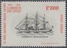 Chili 446 1975 Corbeta Baquedano MNH