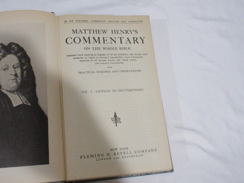 Matthew Henry’s Commentary on the Bible, Volumes 1-4 & 6 Hardcover, Revell - Picture 4 of 6