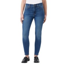 NWT Kirkland Signature Women's 8 Blue High-Rise Skinny Jeans Stretch B1401