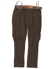 Superdry Herren Core Slim Cargo Hose 2XL W40 L34 Grau Baumwolle DT08