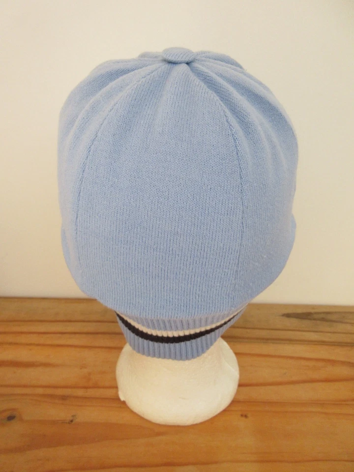 Casquette bonnet cycliste CYCLES GITANE vintage années 70 bleu clair ancien - Photo 4/4