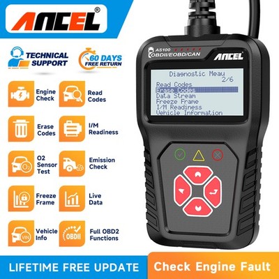 ANCEL Auto Scanner KFZOBD2 Diagnosegerät Fehler Auslesegerät Check Engine Fault
