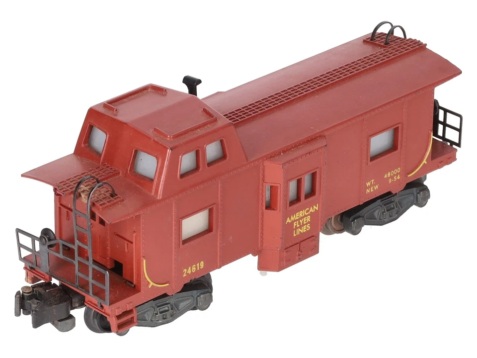 American Flyer 24619 Vintage S American Flyer Lines Baywindow Caboose - Image 4 of 4