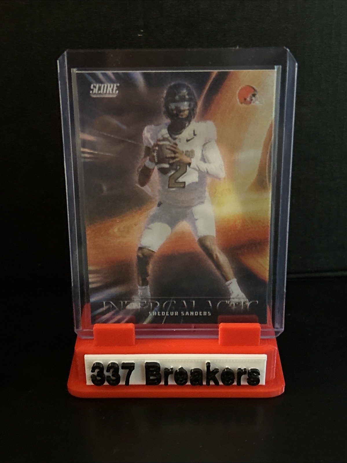 2025 Panini Score Football - Intergalactic #1 Shedeur Sanders Rookie Case Hit
