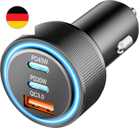 ZigarettenanzüNder Usb C Auto LadegeräT Adapter, 65W 3 Port Car Charger 12V Usb