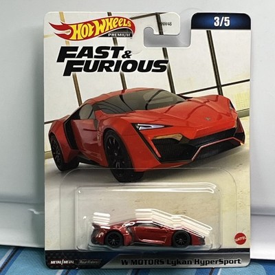 Hot Wheels Premium Fast And Furious ' W Motors Lykan HyperSport, Red