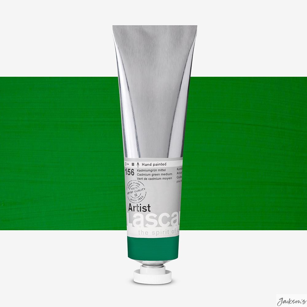 Lascaux Artist Acrylic Paint Cadmium Green Medium 45ml For Fine Art Painting