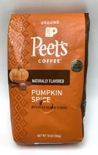 PEET'S Pumpkin Spice Ground Coffee 10 Oz Bag Limited Release 2026