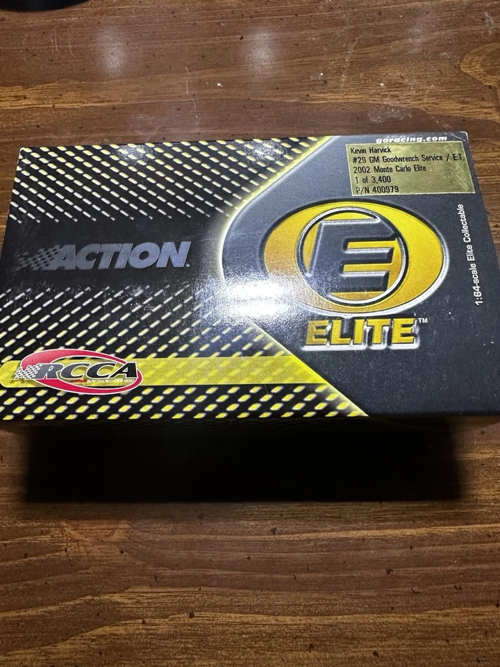 Elite Kevin Harvick #29 GM Goodwrench 2002 Monte Carlo Elite Diecast 1:64 E.T. Foto 3 de 4