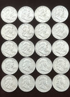 BEN FRANKLIN HALF DOLLARS~90% SILVER~1963-D~LOT of 20~VERY FINE~CIRCULATED~READ! — photo 1