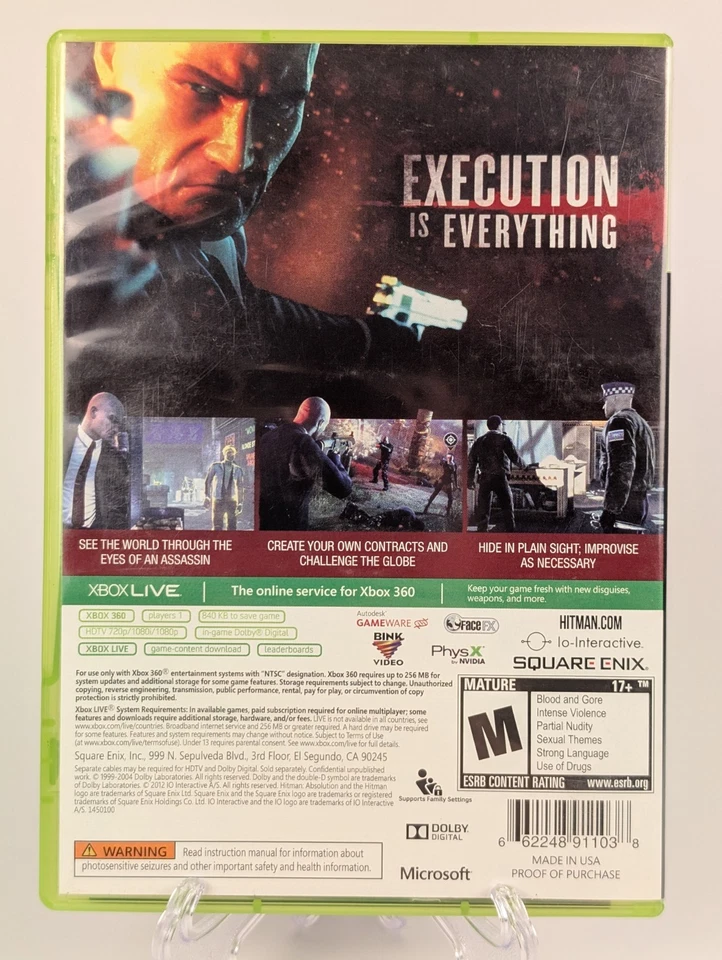 Hitman: Absolution (Microsoft Xbox 360, 2012)➡️CIB  - Tested - Excellent 📀! - Image 2 of 4