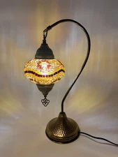 Turkish Moroccan Mosaic Lamp Modern Home Decor Yellow/ Brown Buy 2 Save 15%