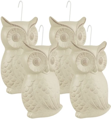 MY-GOODBUY24 Luftbefeuchter Heizung 4er Set Eule Raumbefeuchter Heizkörper Verdunster Beige