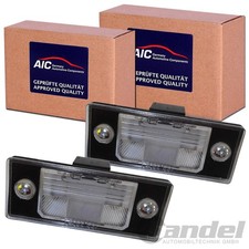 2x AIC KENNZEICHENLEUCHTE für VW GOLF 4 5 VARIANT PASSAT 3BG TIGUAN TOUAREG BORA