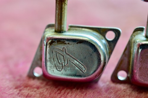 Vintage 1968 1969 Fender Stratocaster "F" Tuners 1967 Telecaster Strat Tele 1970 - Picture 5 of 13