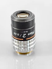 Nikon CFN Plan 2X/0.05 Microscope Objective 160mm Optiphot Labophot