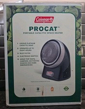 Coleman Procat Portable Catalytic Space Heater 3000 BTU Platinum Head 5053 2002