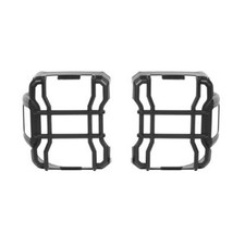Tail Light Guard Bezel Abs 2pcs Rear L R Jeep Wrangler 2018-2023 Black Rxc0898