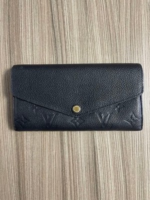 Louis Vuitton Portefeuille Sarah Geldbörse Monogram Empreinte Leder Bifold Cl...