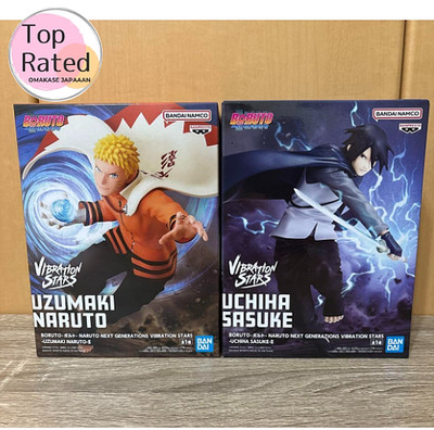 BORUTO Naruto Next Generations Vibration Stars Naruto Sasuke Figure Set New
