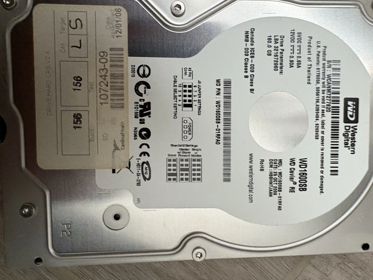 WD93048-A, WD93048, WD052472 western digital / wd 43MB ide