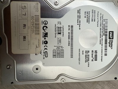 Western Digital WD1600SB 160GB 3.5'' IDE 7200RPM 8MB WD Caviar SE HDD