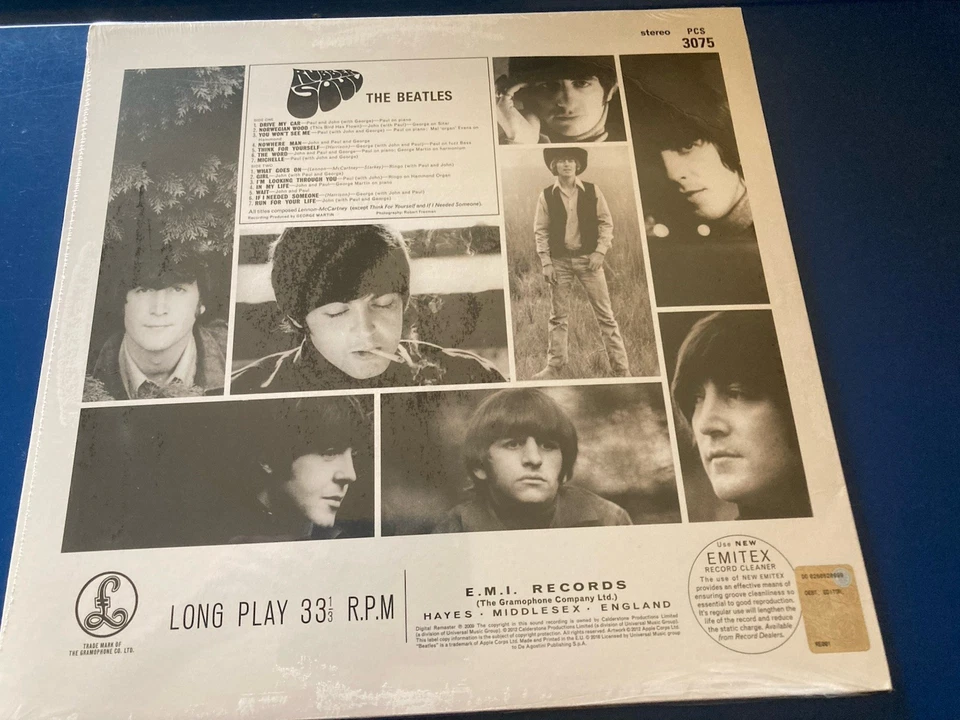 Beatles Rubber Soul Vinyl LP New Sealed - Image 2 of 2