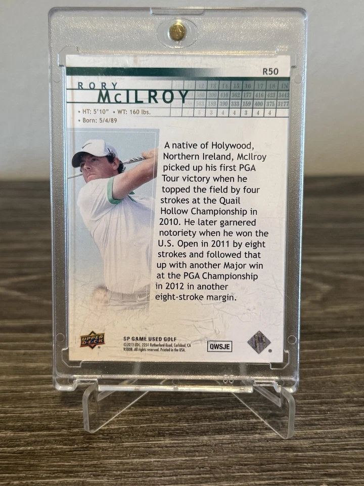 2014 SP Game Used Edition - Retro Rookies Rory McIlroy #R50 - Image 2 of 2