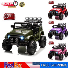 12V Kids Ride On Car Ride On Toy Electric Truck w/ 5MPH Off-road Remote Control
