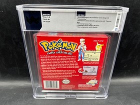 1998 Pokemon Red Version Game Boy WATA 9.8 A+ FACTORY SEALED MINT VGA