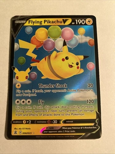 Flying Pikachu V 006/025 Celebrations Holo