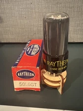Raytheon 50L6GT Vacuum Tube Grey Glass 539c Test NOS NIB £