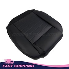 2005 2006 2007 Fit Ford Mustang Gt Driver Bottom Leather Perf. Black Seat Cover 2005 2006 2007 Fit Ford Mustang Gt Driver Bottom Leather Perf. Black Seat Cover