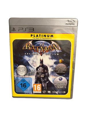 Batman Arkham Asylum PS3 Platinum PAL Deutsch Komplett Sehr Gut PlayStation 3