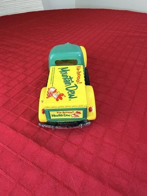 Mountain Dew 1940 Ford Style Die Cast Truck Bank Promo Green