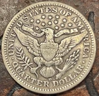 1908-D 25C Barber Quarter USA 🇺🇸 Historic Silver Coin