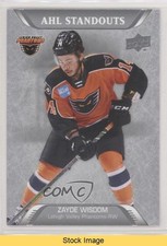 2020-21 Upper Deck AHL Standouts Zayde Wisdom #232 READ z6b