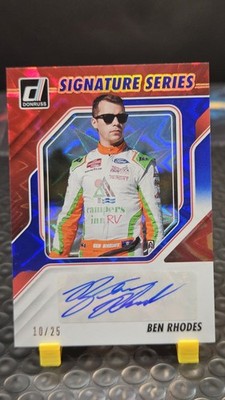 2026 Panini Donruss Racing Ben Rhodes Signature Series Auto /25 #SS-BRD