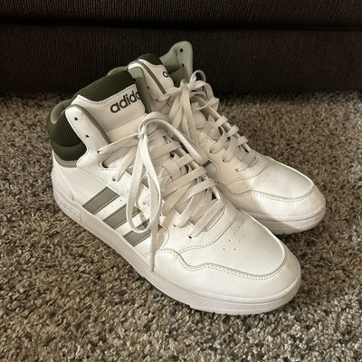 Adidas Originals Mid White Out LYM 029004 white/green sz 11 US Basketball Hoops