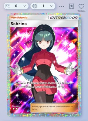 Pokemon TCG Pocket - Sabrina - 2 stars (Trainer) [ESP]