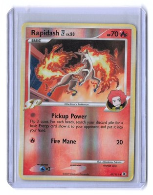 Rapidash Rising Rivals 47/111 Reverse Holo MP/HP Pokémon TCG Vintage
