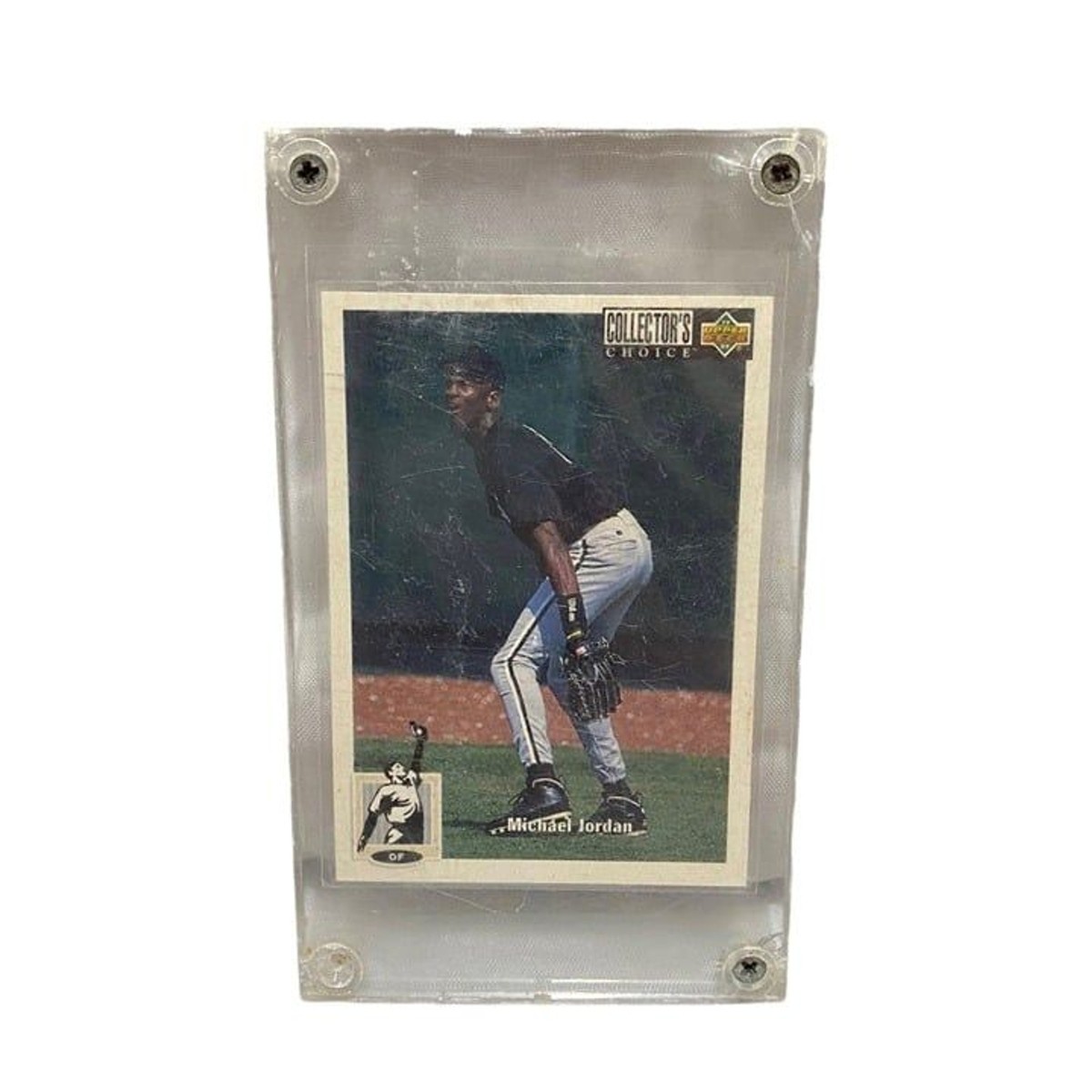 1994 Collectors Choice Michael Jordan Baseball Front and Golf Back