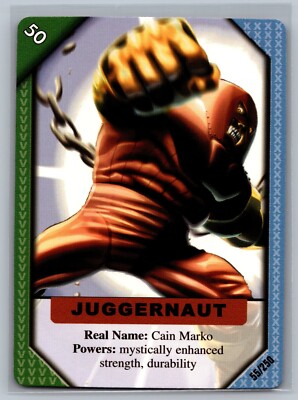 Marvel ReCharge CCG Juggernaut #55/250 TCG Series 1