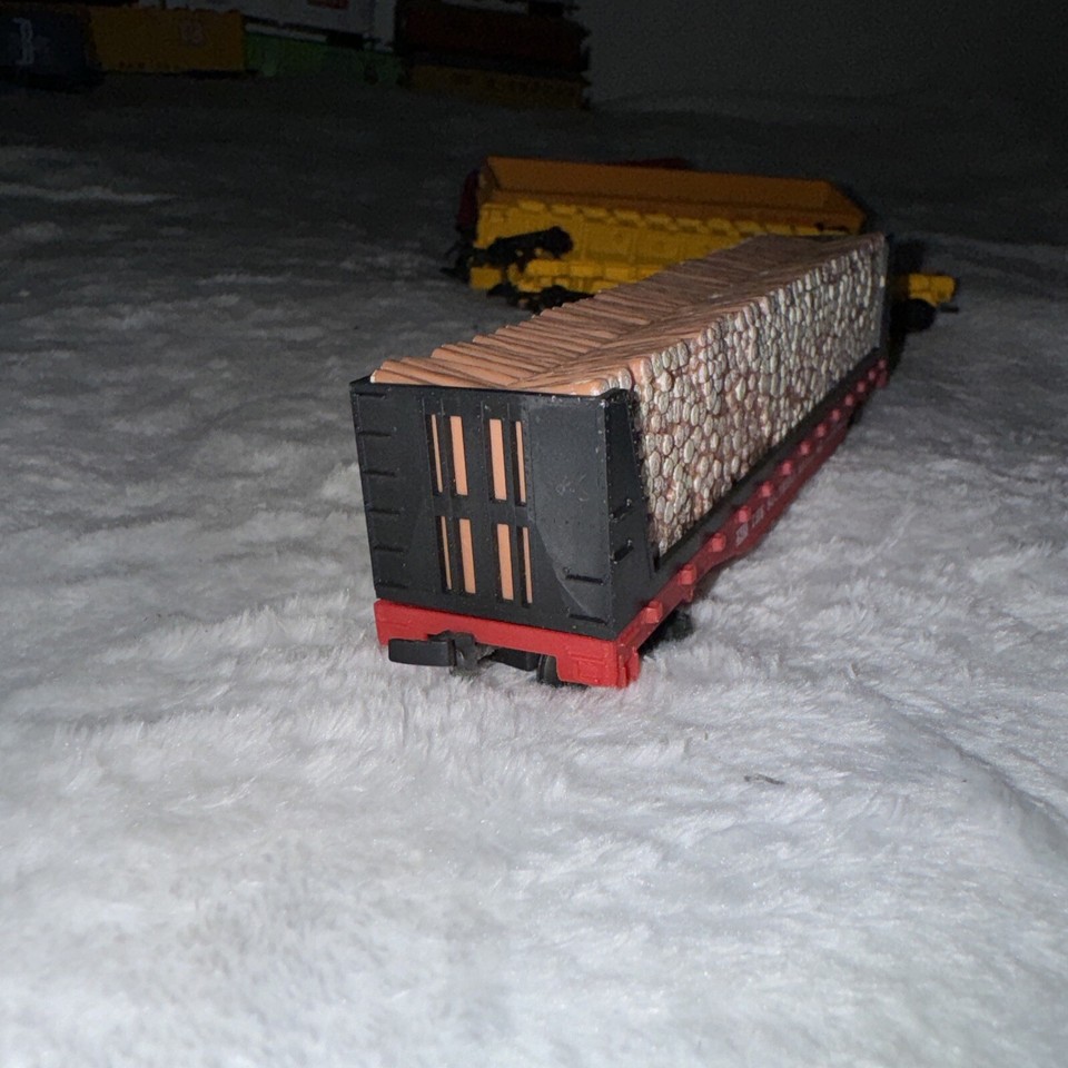 The Southern Railroad 4365 Pulp Wood Bulkhead W/ Logs Train Car | eBay