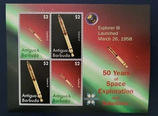 Antiqua&Barbuda 2008/Anniversary of Space Exploration & Satellites-Explorer III