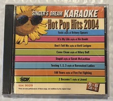 Hot Pop Hits 2004 CD G SDK9029 - Singer's Dream Karaoke - 077712890298