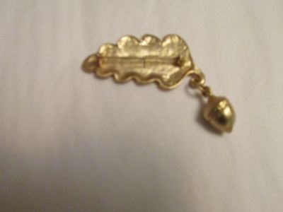 Broche Vintage Marc Labat En Métal Doré - Très Bon état Occasion