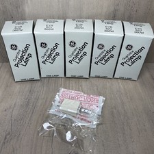 Lot of 5 GE Quartzline EYB Lamp 82V 360W Projection Bulb